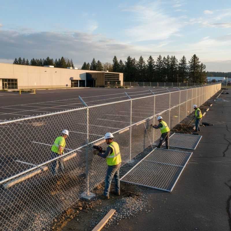 Chain Link Fence Installation