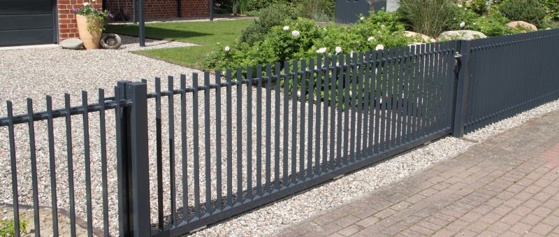 Aluminum Fence Completed